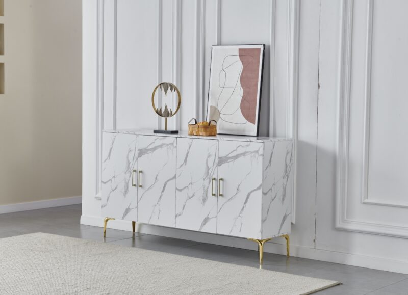 BUFFET MARBELLA MARBRE BLANC - Image 3