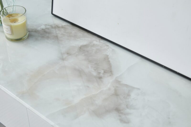 CONSOLE/COIFFEUSE LILA PIED CHROME - Image 5