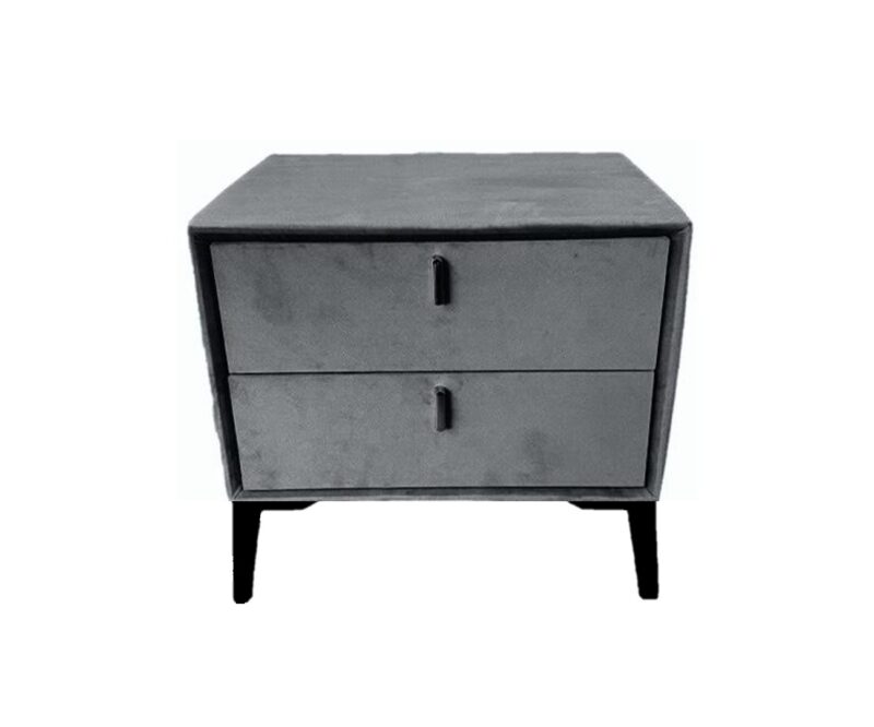CHEVET VELOURS PIED NOIR - Image 2
